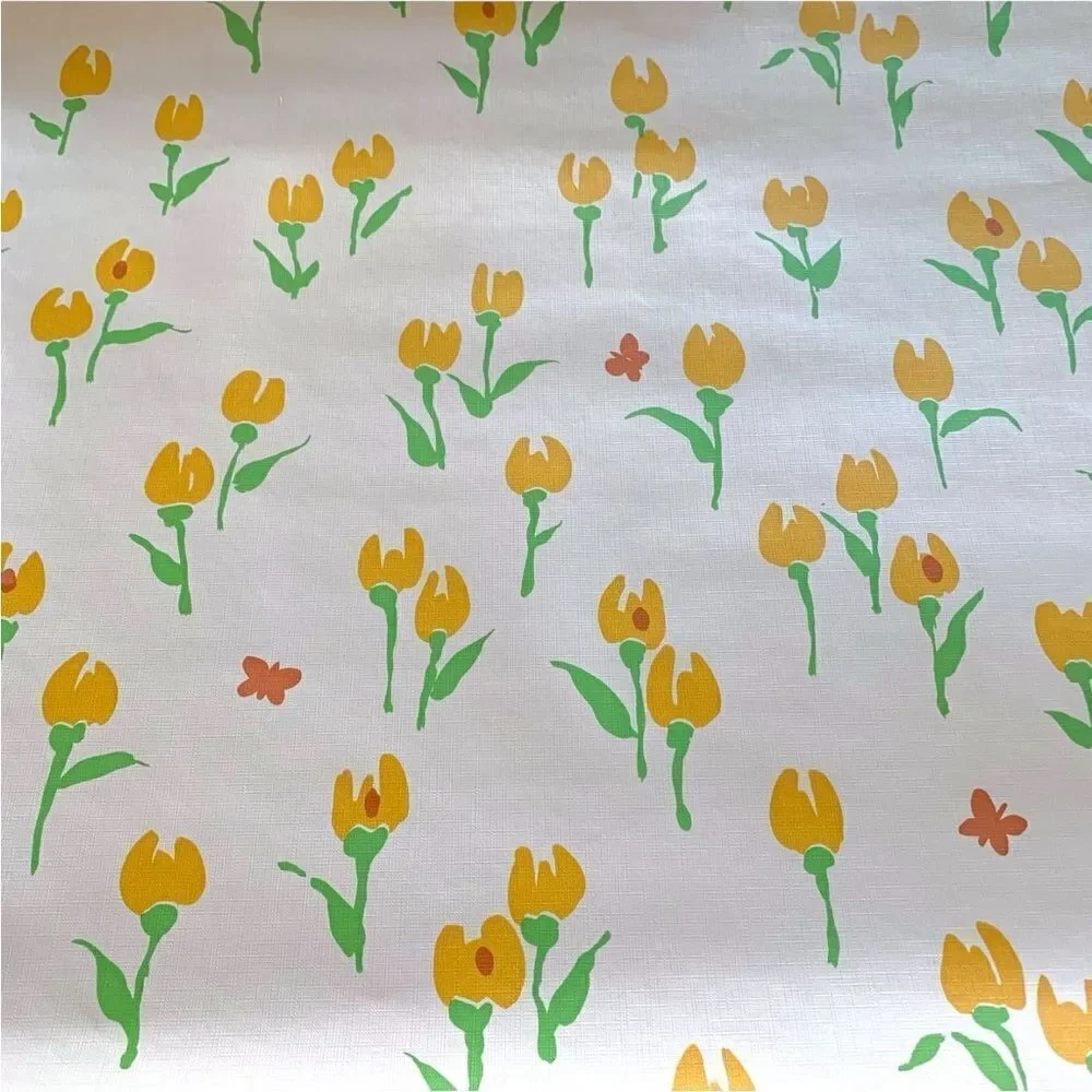 Vintage 1970’s Floral Vinyl Wallpaper Rolls